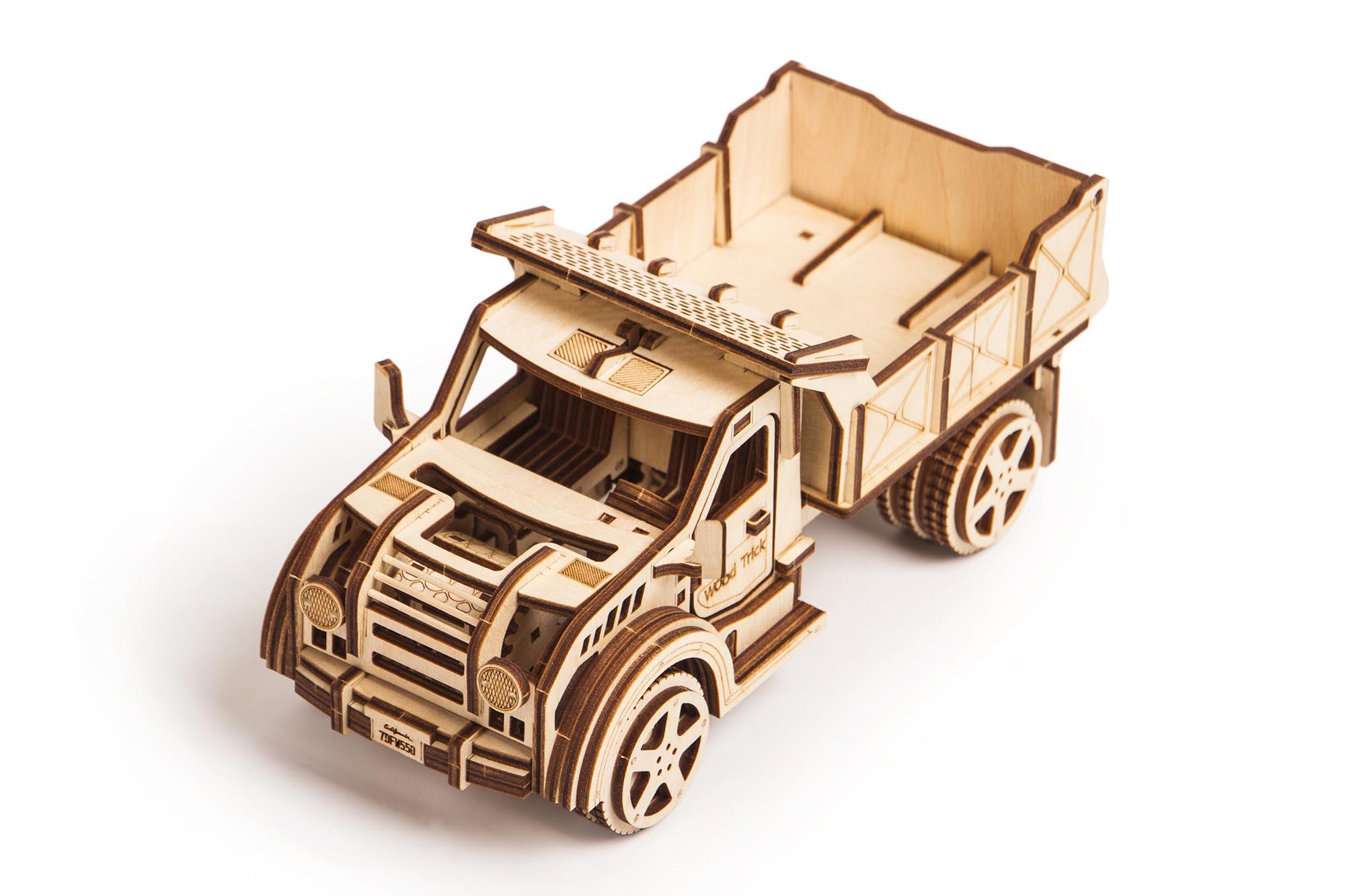 Wood Trick "Nákladní auto č. 1" - 3D dřevěné mechanické puzzle