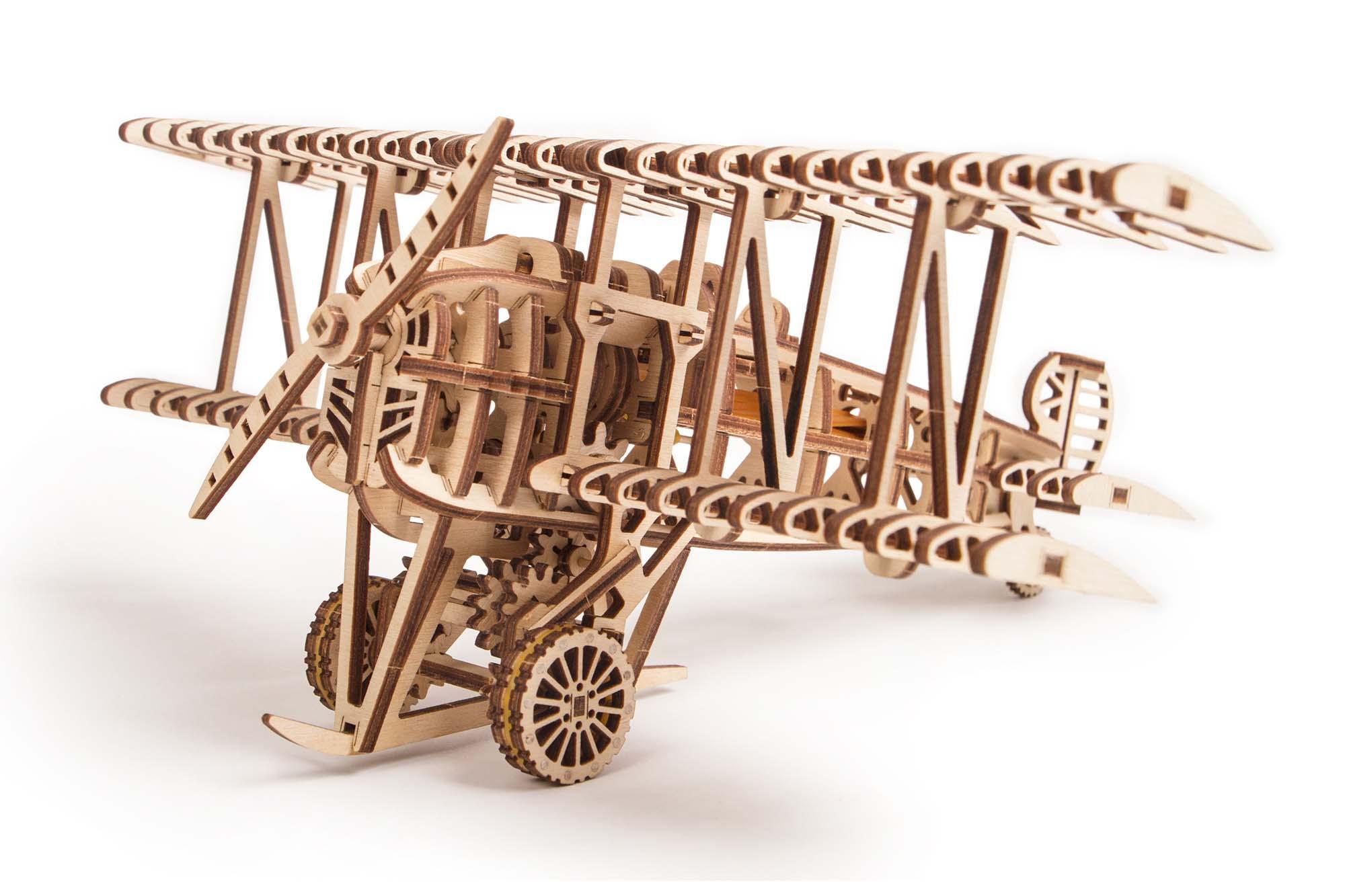 Wood Trick  "Letadlo" - 3D dřevěné mechanické puzzle 