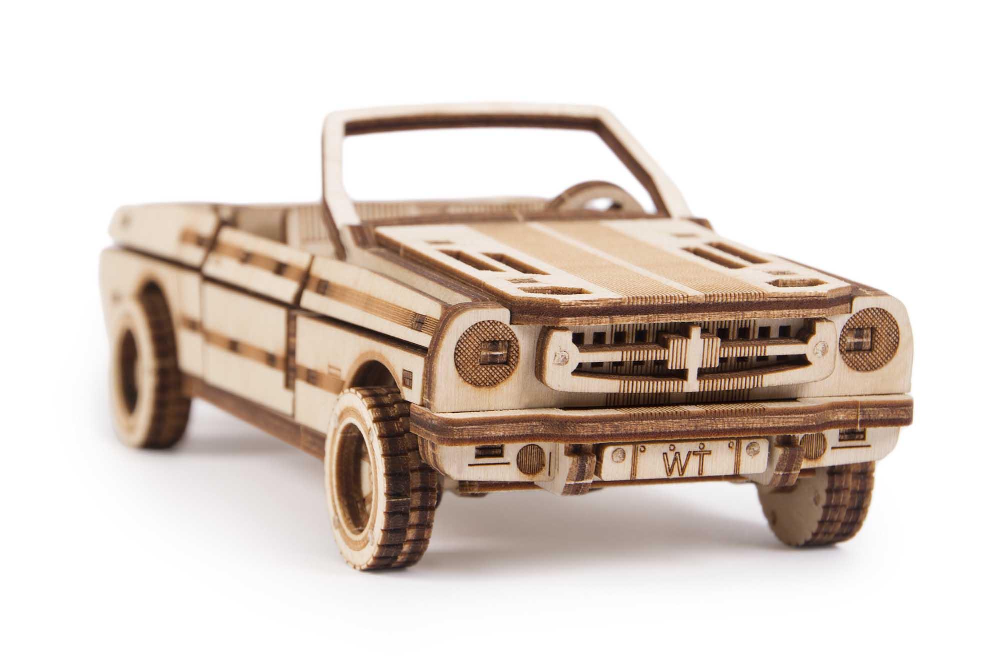 Wood Trick "Kabriolet" - 3D dřevěné mechanické puzzle