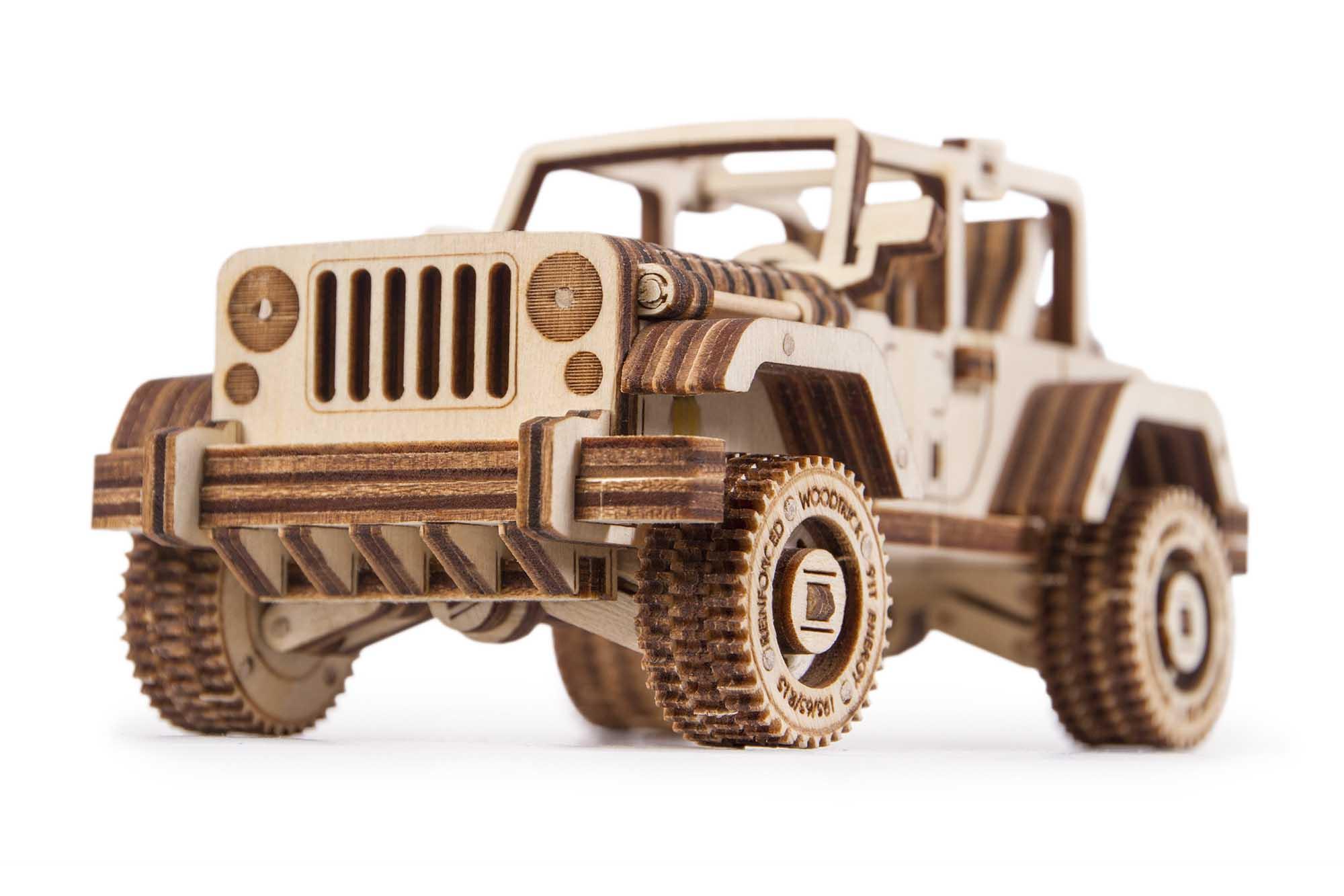 Wood Trick "Safari auto" - 3D dřevěné mechanické puzzle