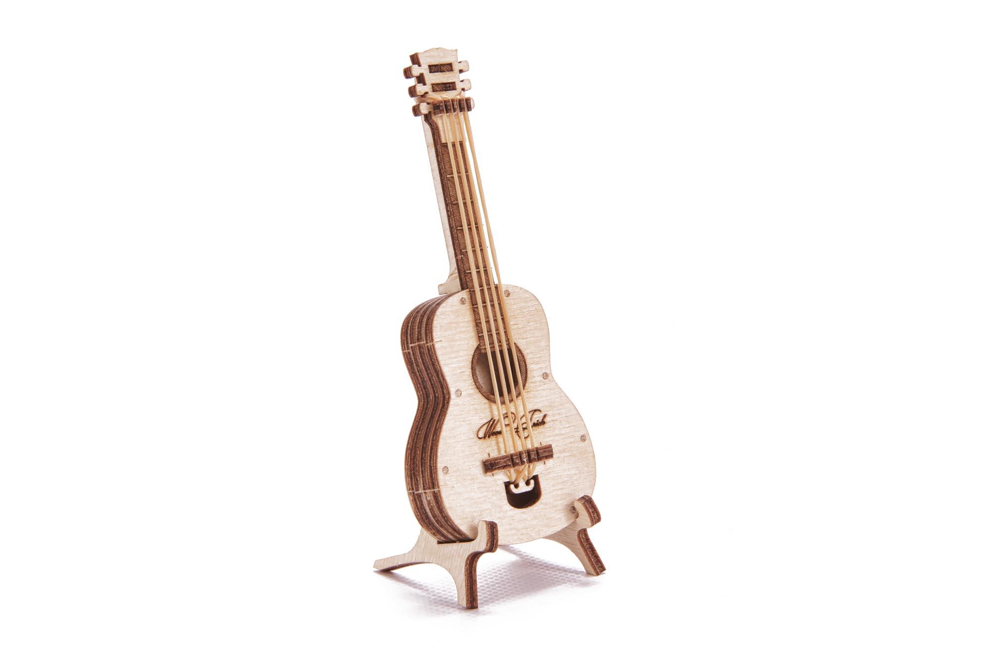 Wood Trick  "Kytara" - "Woodik Guitar" - 3D dřevěné mechanické puzzle 