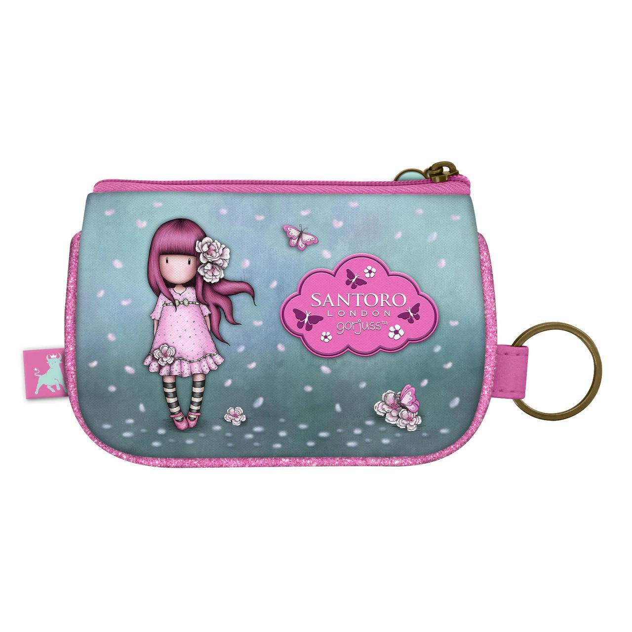Peněženka i klíčenka "Cherry Blossom" od firmy SANTORO London z kolekce Gorjuss Sparkle &Bloom
