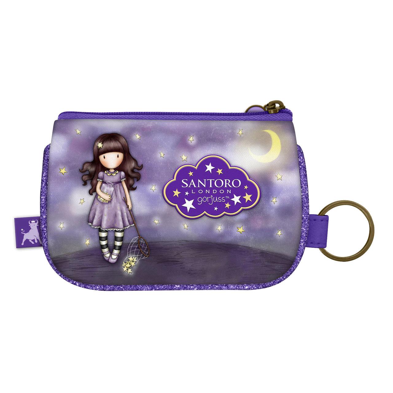 Peněženka i klíčenka "Catch a Falling Star" od firmy SANTORO London z kolekce Gorjuss Sparkle &Bloom
