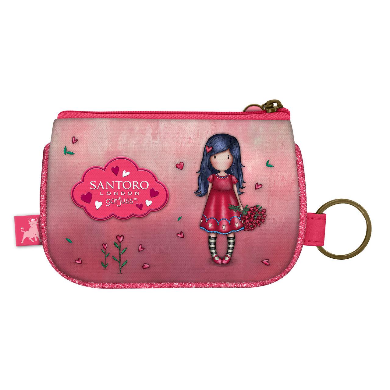 Peněženka i klíčenka "Love Grows" od firmy SANTORO London z kolekce Gorjuss Sparkle &Bloom