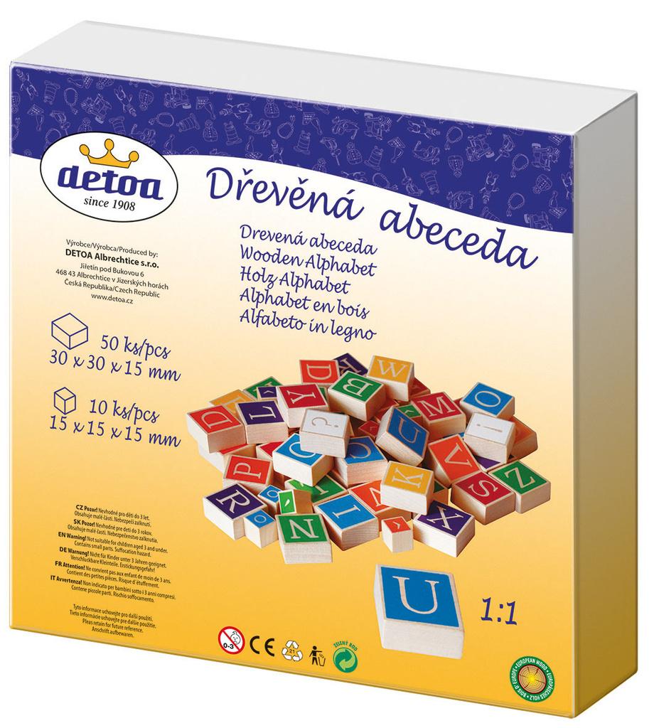 DETOA - dřevěná abeceda