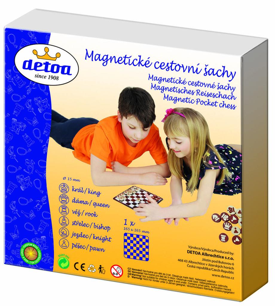 DETOA - magnetické cestovní šachy