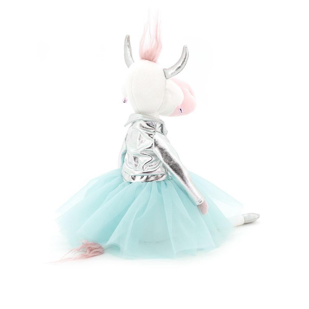 Kravička Alice ve stříbrné bundě od firmy ORANGE TOYS - 25 cm
