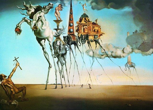 Puzzle EuroGraphics Dalí - Pokušení sv. Antonína
