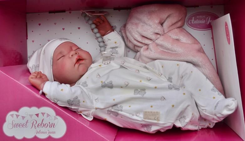 Reborn miminko - Sweet Reborn spící Luna od Antonio Juan