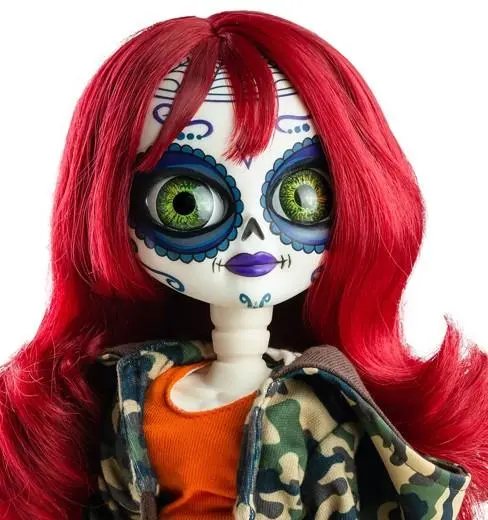 Panenka Maya - Catrina z podsvětí - 34 cm
