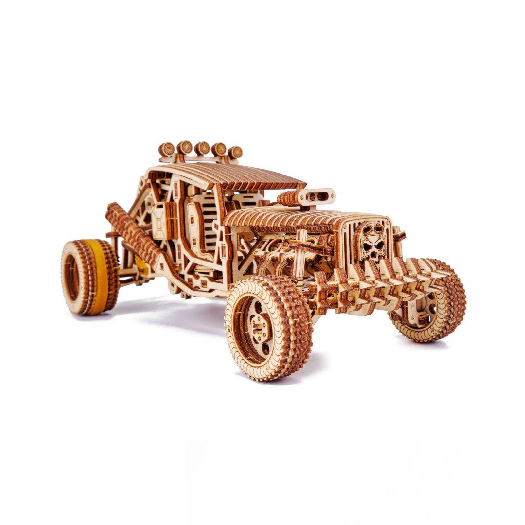 Wood Trick "Bláznivá bugatka" - 3D dřevěné mechanické puzzle