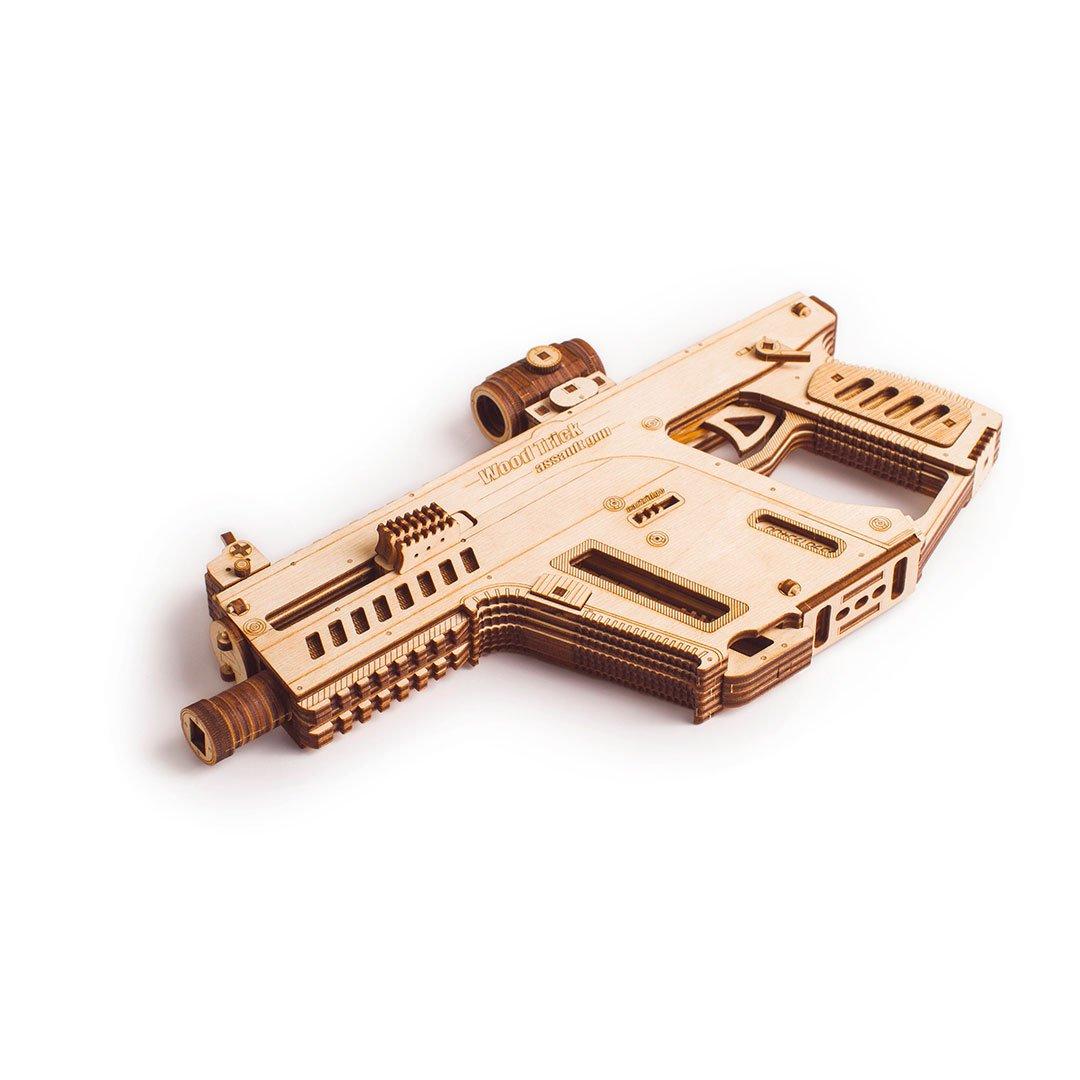 Wood Trick "Útočná zbraň" - 3D dřevěné mechanické puzzle 