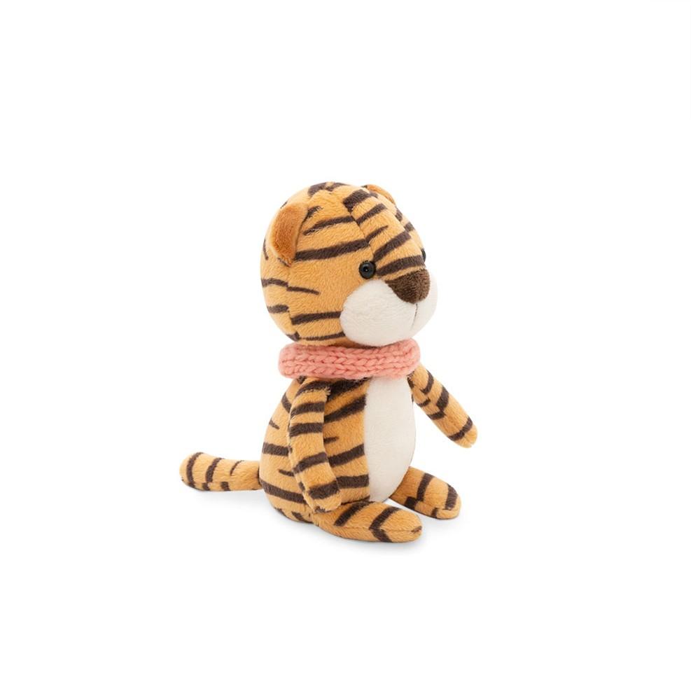 Tygřík Chip s růžovou šálou od firmy ORANGE TOYS - 15 cm