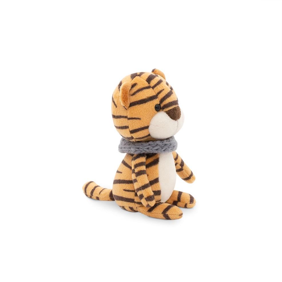 Tygřík Chip s modrou šálou  od firmy ORANGE TOYS - 15 cm