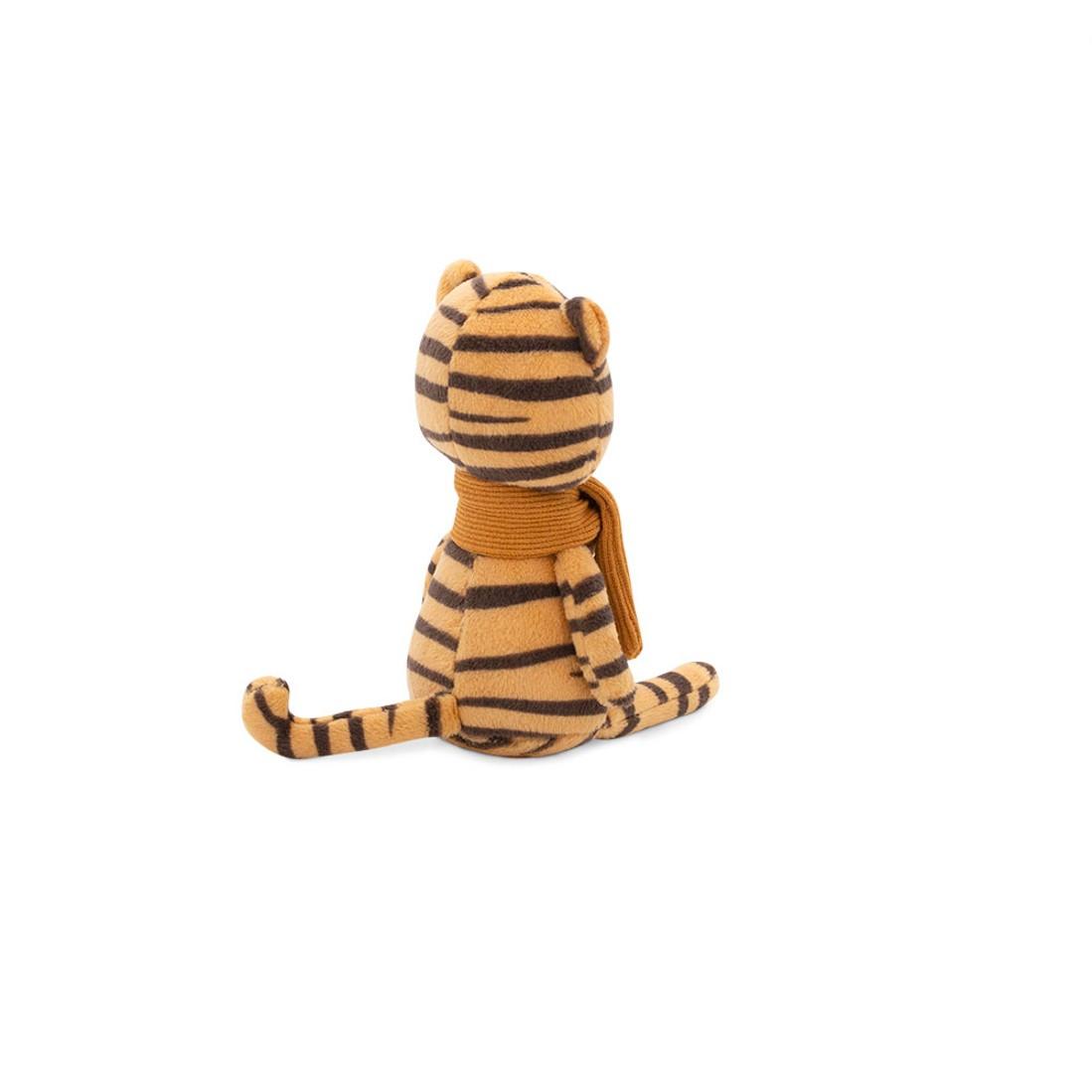 Tygr Cookie se žlutou šálou od firmy ORANGE TOYS - 14 cm - A