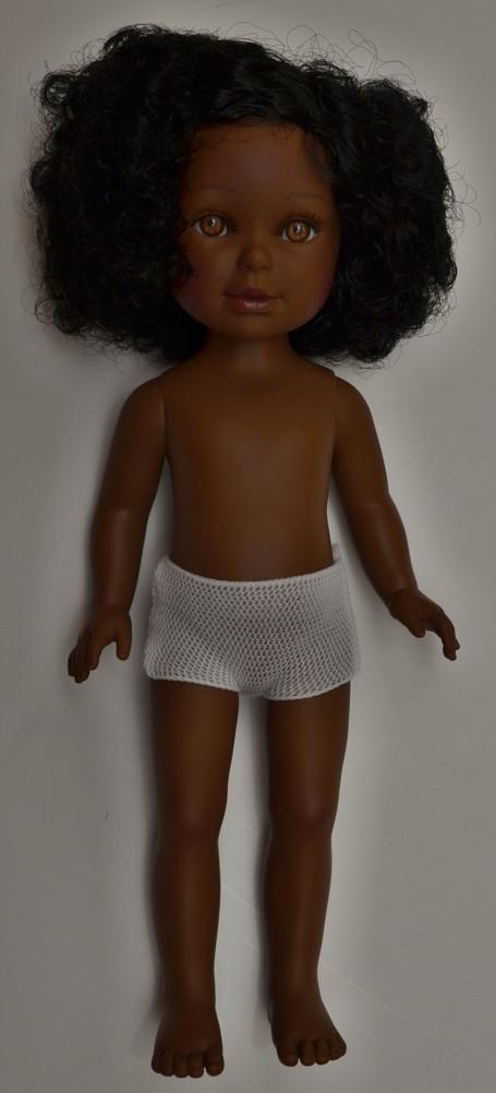 Snědá realistická panenka Paulina bez oblečení od firmy Vestida de Azul