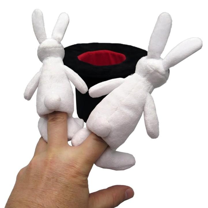 Prstoví maňásci – Bob a Bobek s kloboukem 17 a 15 cm - 1