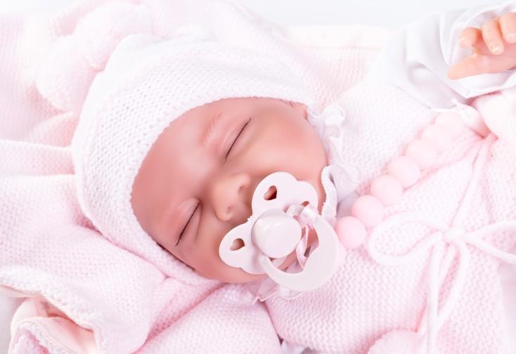 Reborn miminko - Můj malý reborn - Luna s dečkou jako taška od Antonio Juan