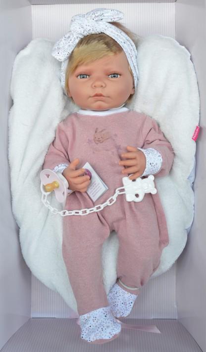 Realistické miminko holčička Róza od firmy Berjuan ze Španělska