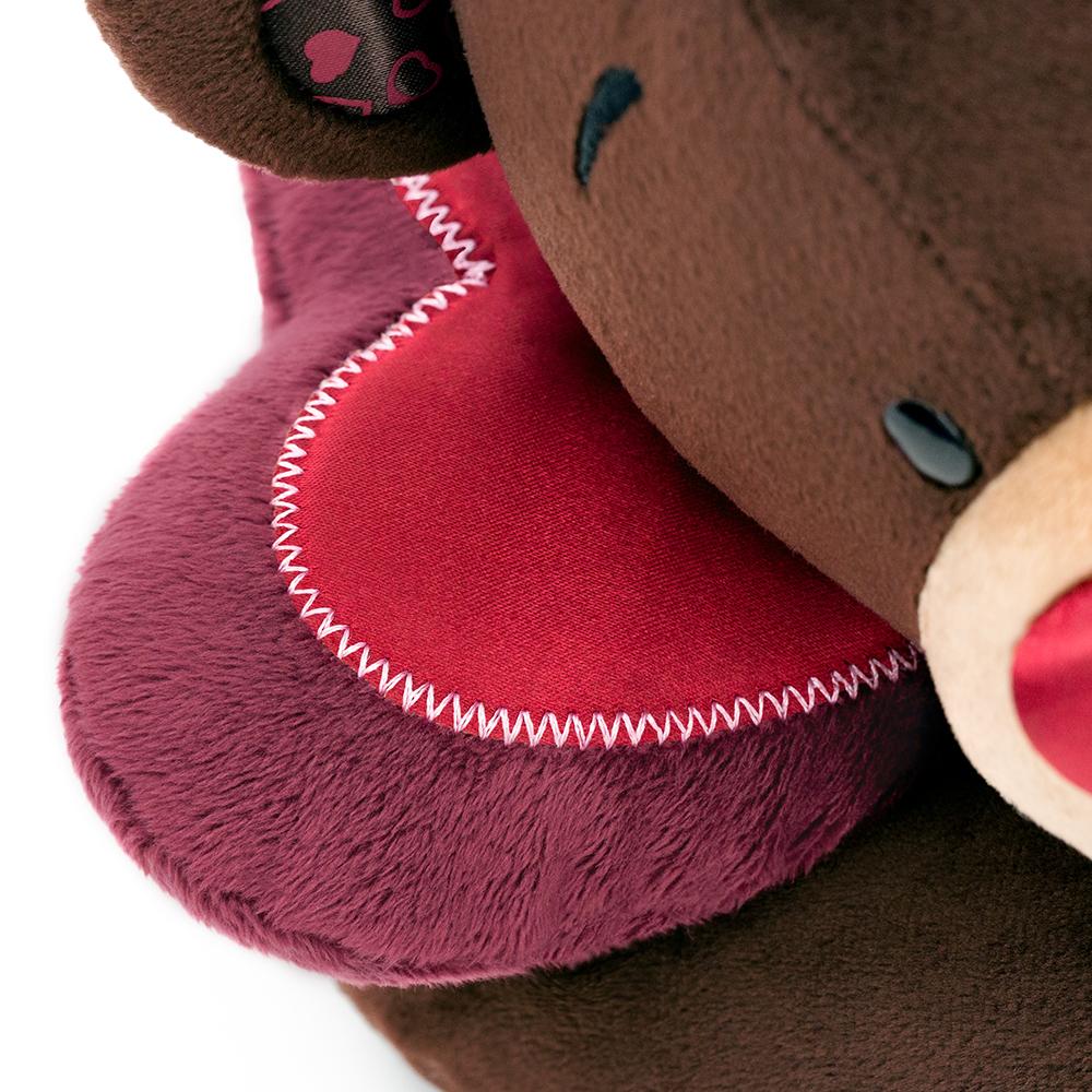 Ležící hnědý medvěd s mašlí od firmy ORANGE TOYS - 30 cm