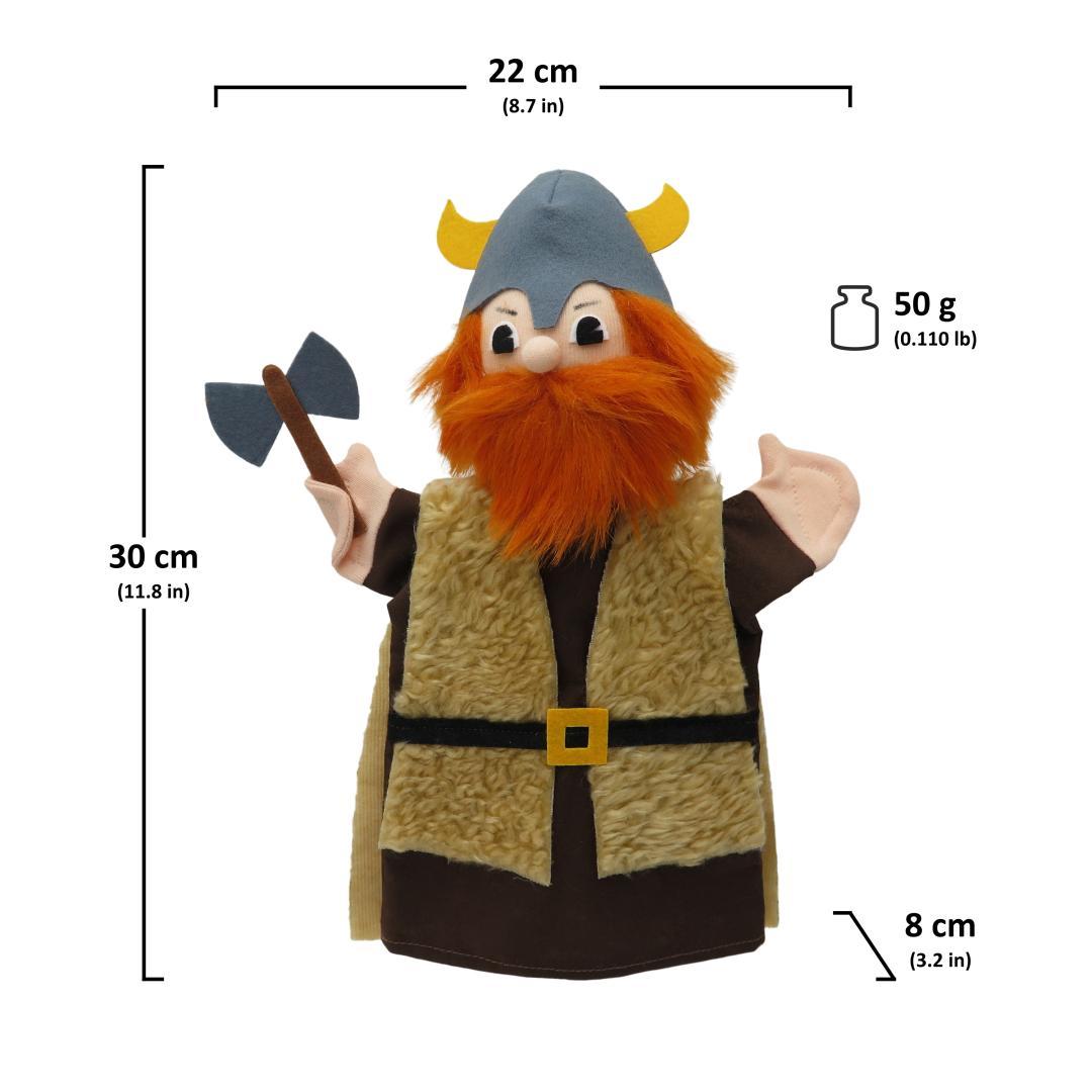 Maňásek na ruku - Viking od MÚ Brno