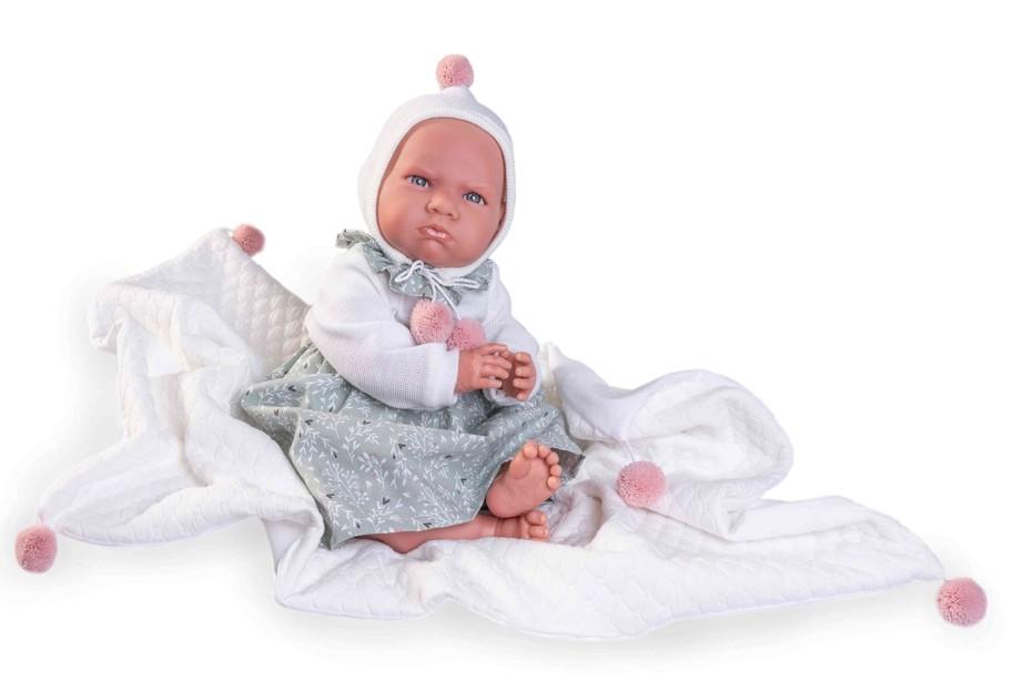 Miminko - Můj první reborn Berta v modré sukni od firmy Antonio Juan ze Španělska