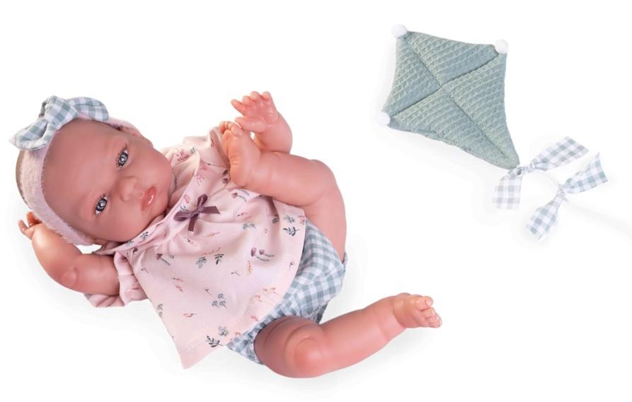 Reborn miminko - Můj malý reborn - holčička Tufi s modrým dráčkem od Antonio Juan