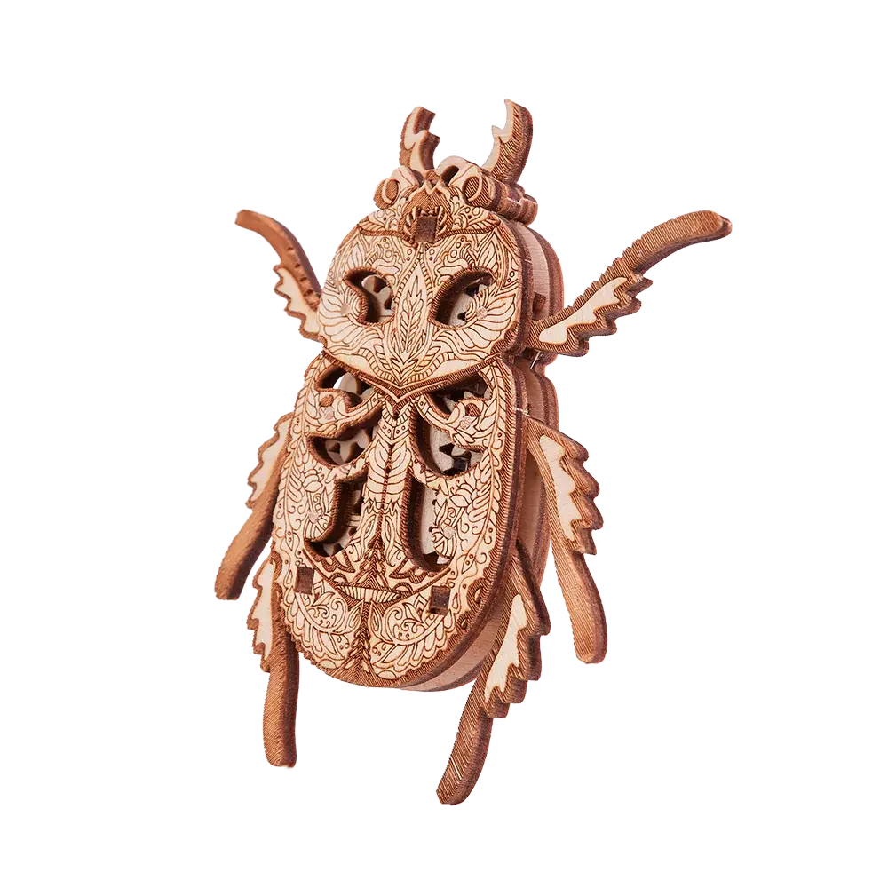 Wood Trick "Brouk" - "Beetle" - 3D dřevěné mechanické puzzle