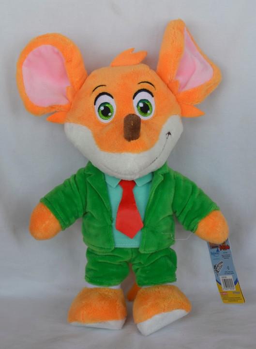 Geronimo - plyšová postavička z pohádek Geronimo Stilton