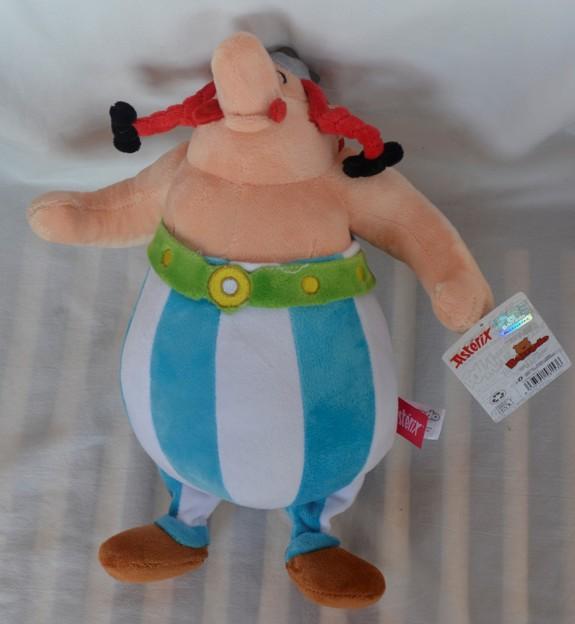 Obelix - plyšová postavička z pohádek Asterix a Obelix