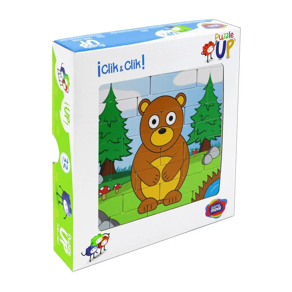 Medvěd - Vertikální puzzle
