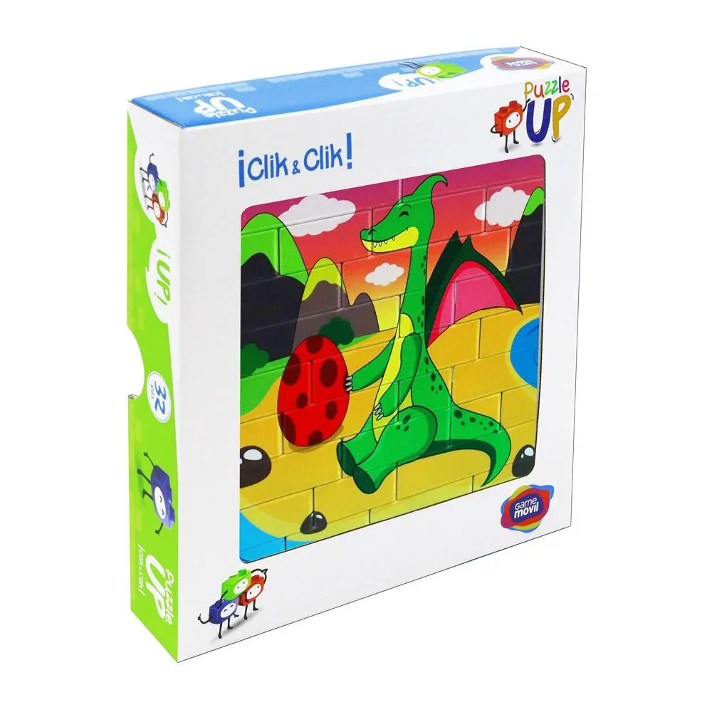 Zelený drak - Vertikální puzzle