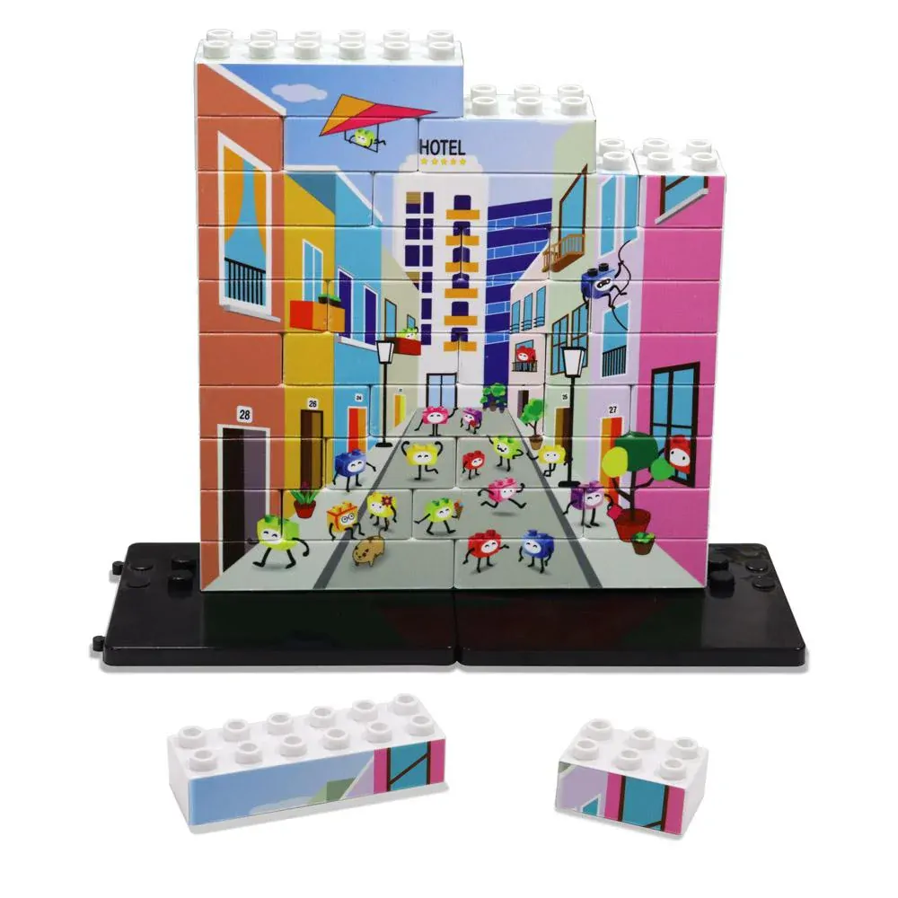 Město - Vertikální puzzle