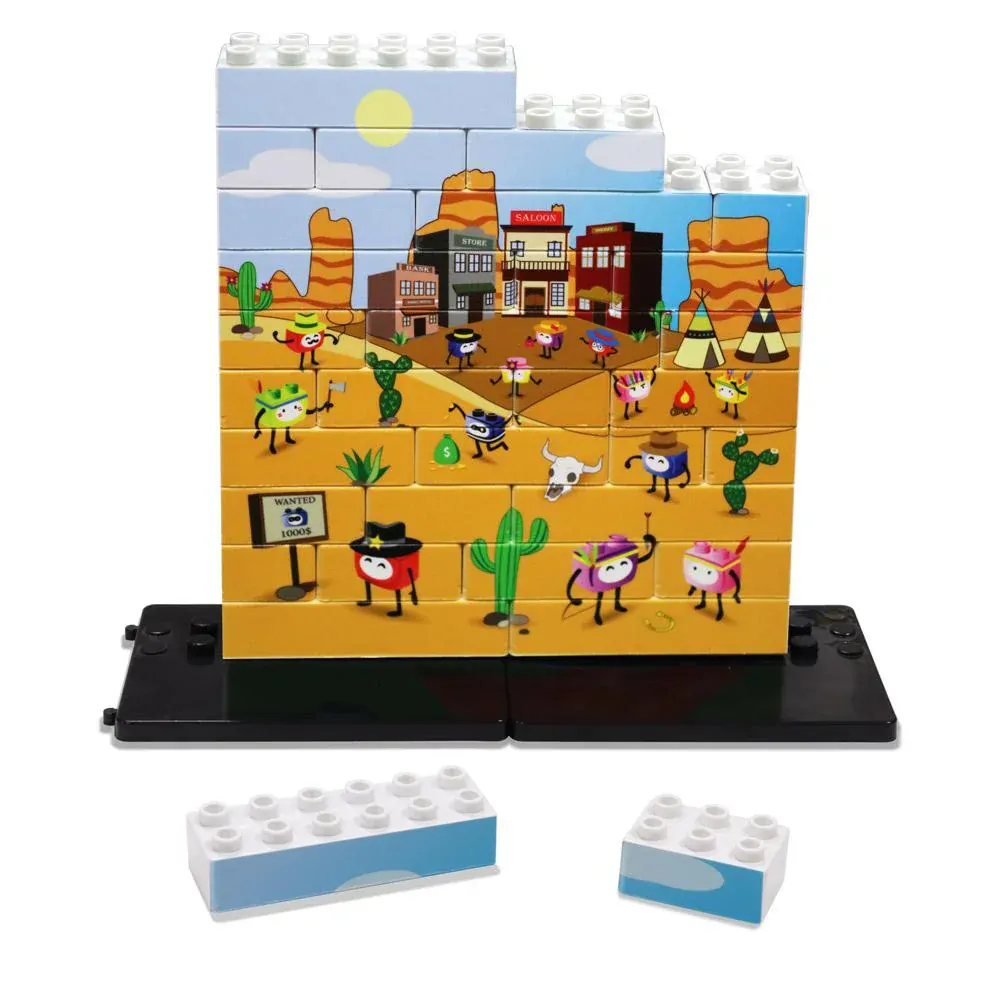 Divoký západ - Vertikální puzzle
