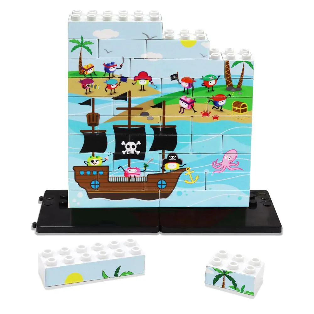 Pirátská loď - Vertikální puzzle