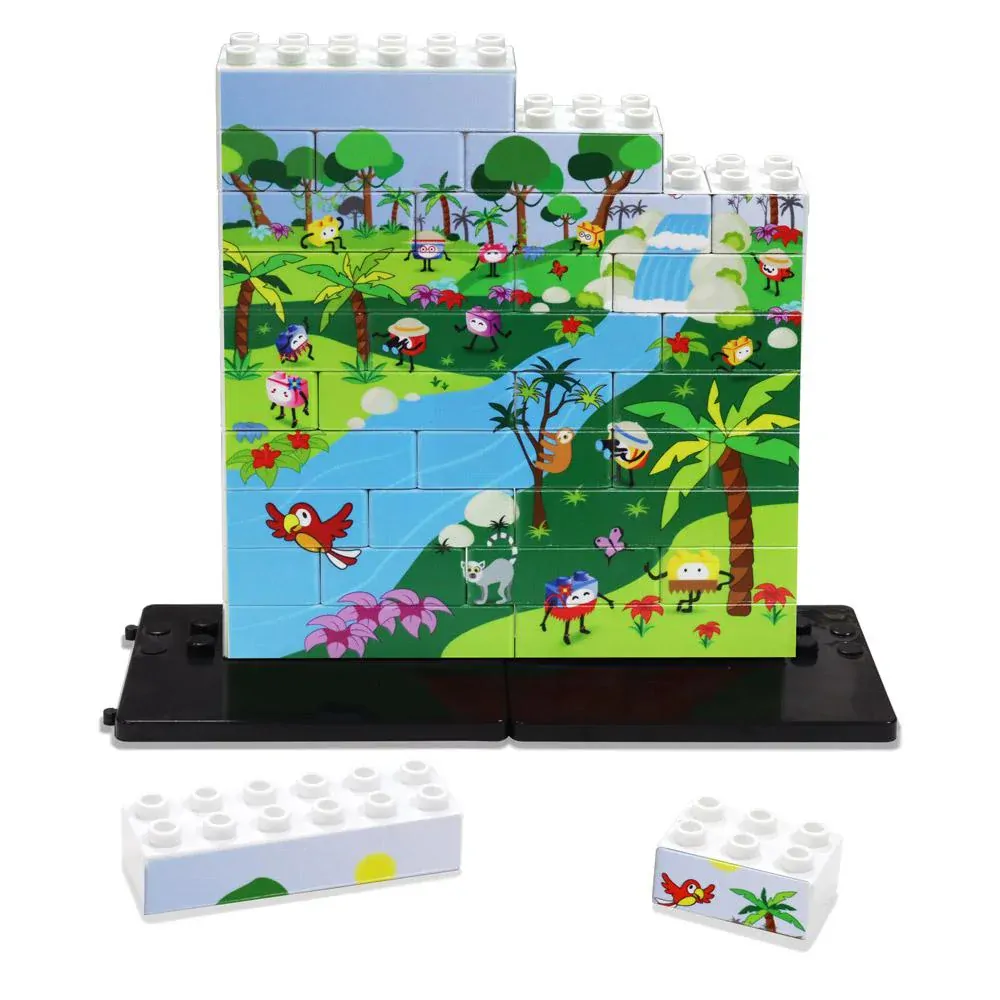 Džungle - Vertikální puzzle