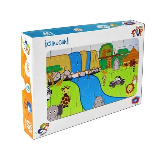 Afrika - Vertikální puzzle