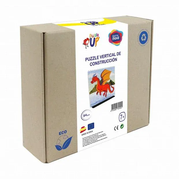 Červený drak - Vertikální XL puzzle
