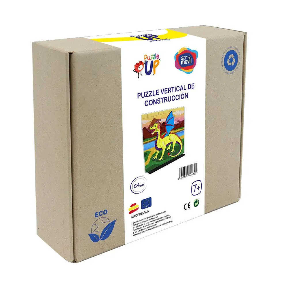 Žlutý drak - Vertikální XL puzzle