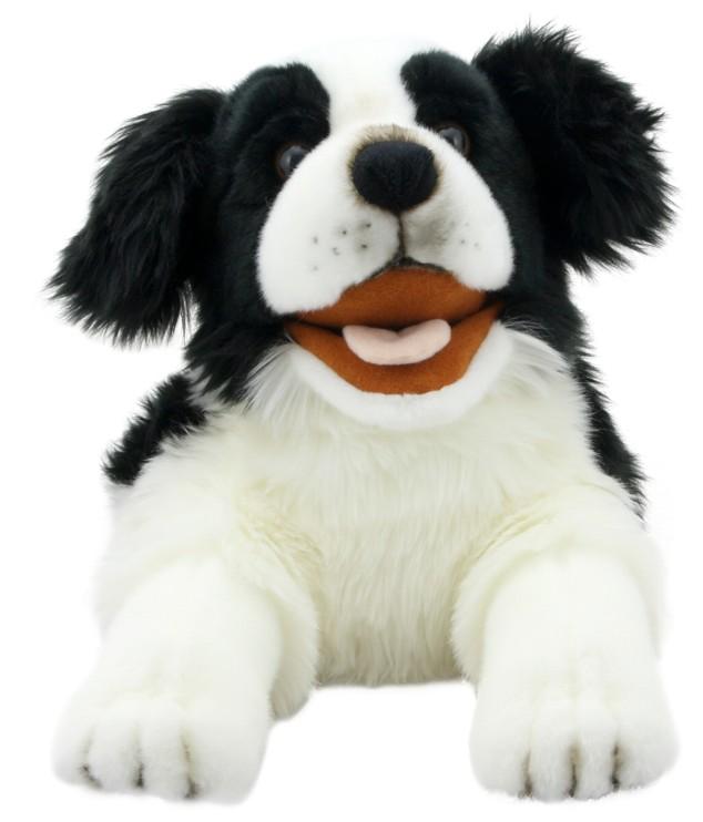 Maňásek na ruku - hravá štěňata - Border collie