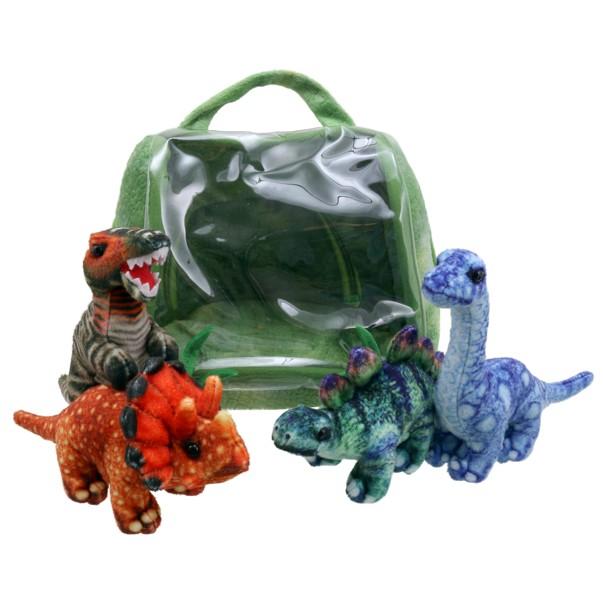 Prstoví maňásci - ukrytí maňásci - Dinosauří dům