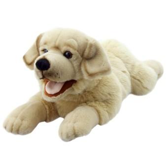 Maňásek na ruku - hravá štěňata - Labrador žlutý