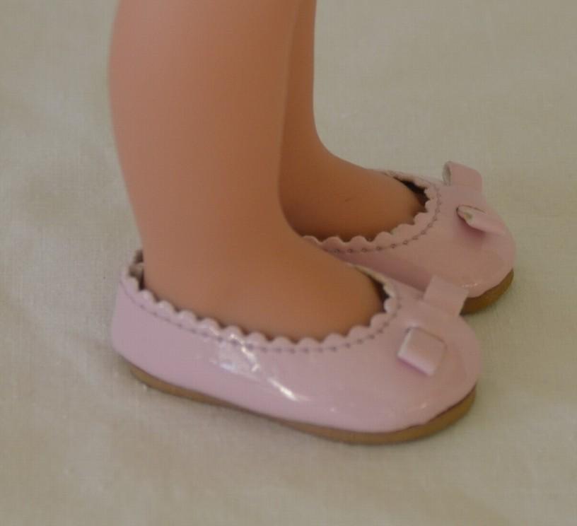 Světle růžové nízké boty - baleriny