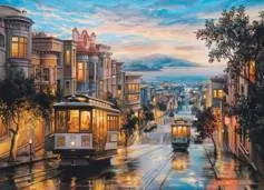 Tramvaje v San Franciscu - Puzzle Eurographics
