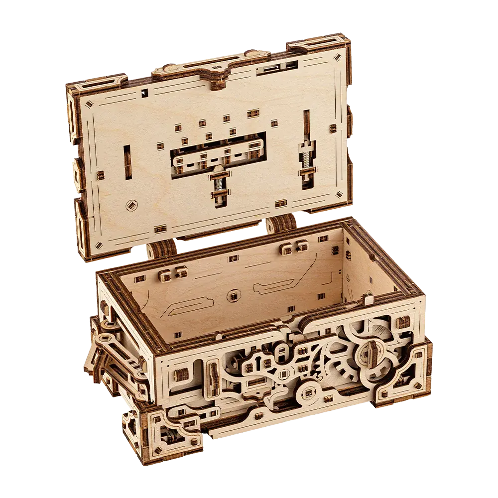Wood Trick "Enigma truhla" - 3D dřevěné mechanické puzzle