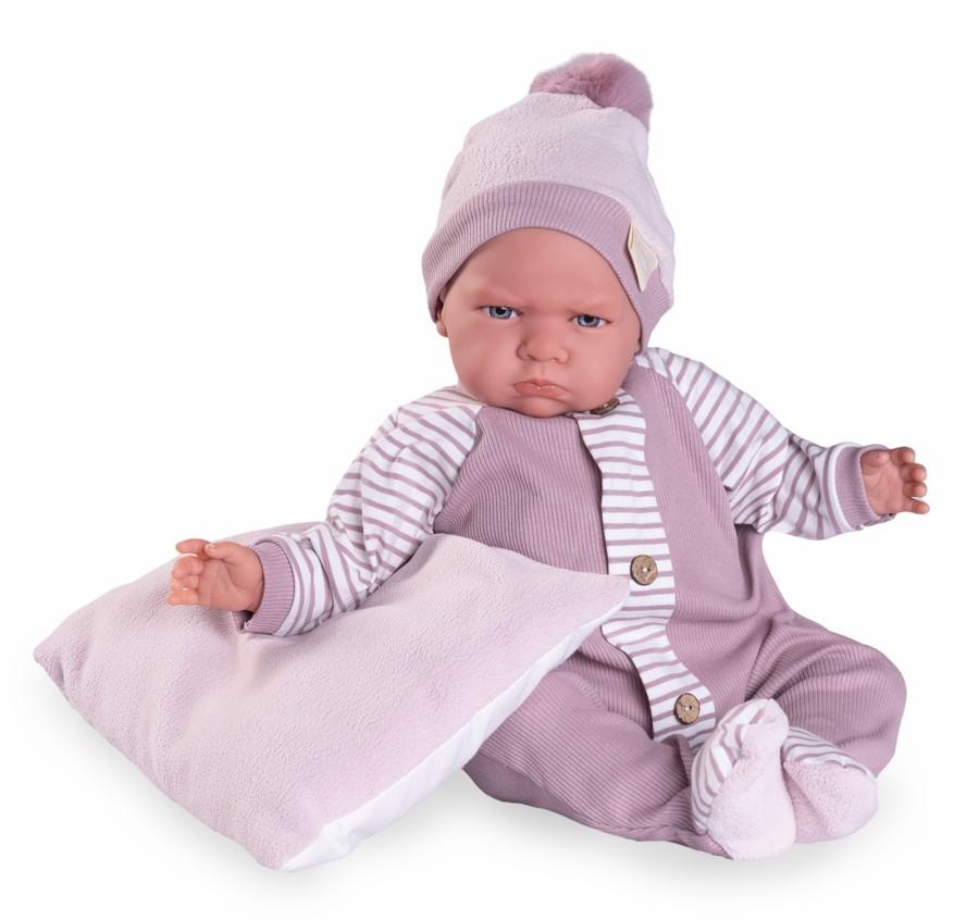 Miminko - Můj první reborn Berta v pyžámku na polštářku od Antonio Juan
