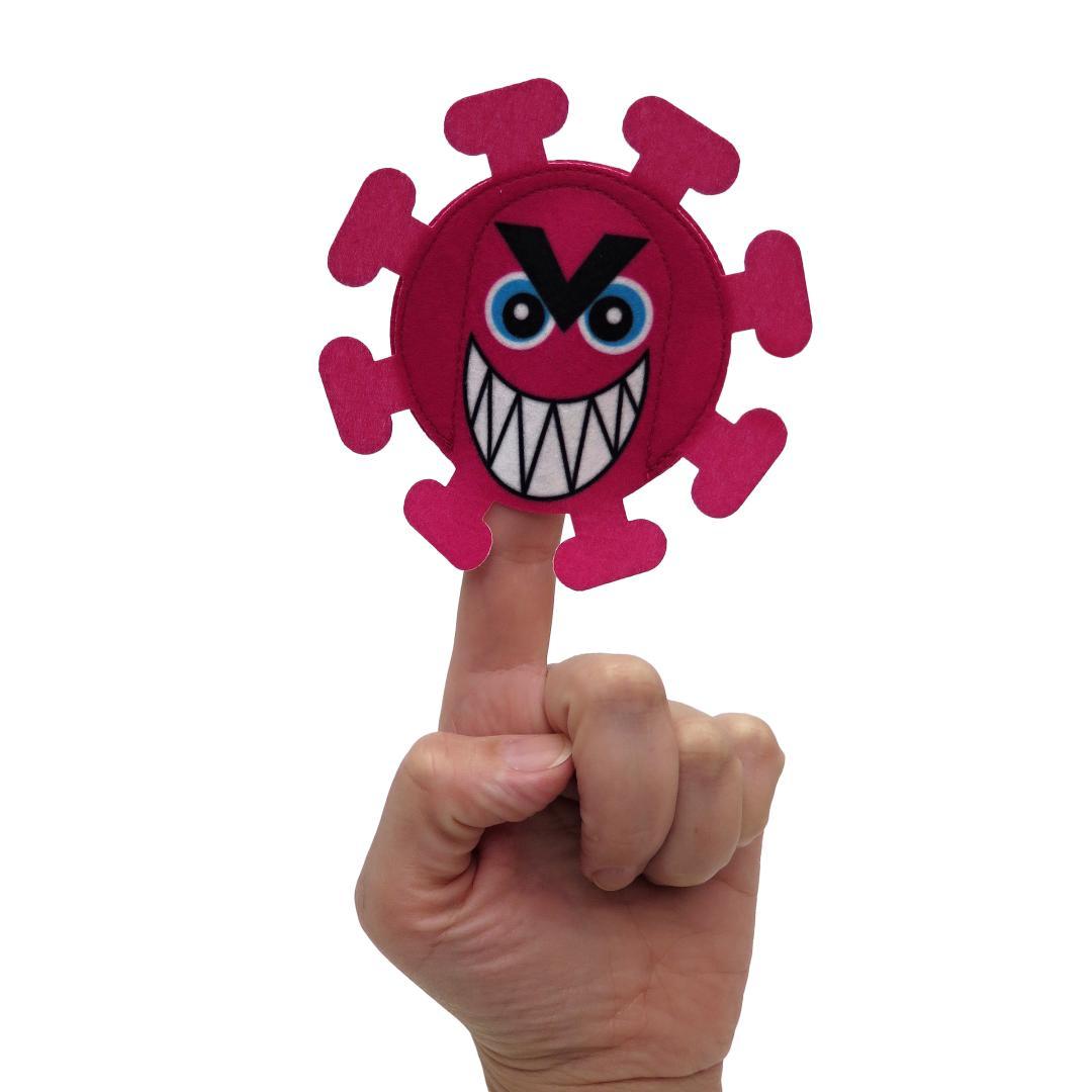 Prstový maňásek - Koronavirus