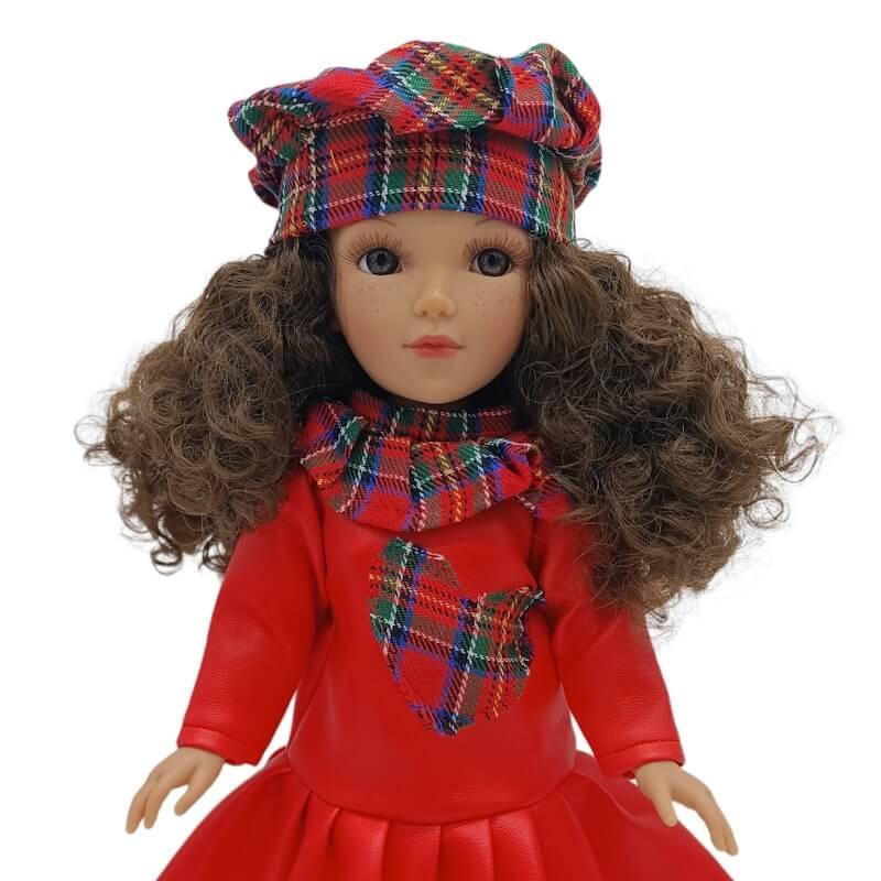 Panenka Mari´s v červených šatech od firmy Folk Artesanía