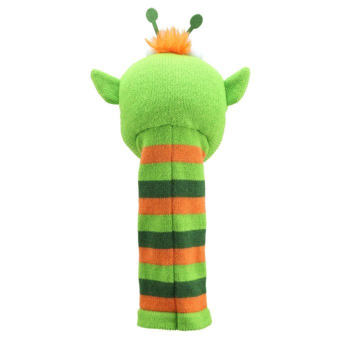 Maňásek na ruku - ponožková příšerka - Štrumplík - Mimozemšťan Narg