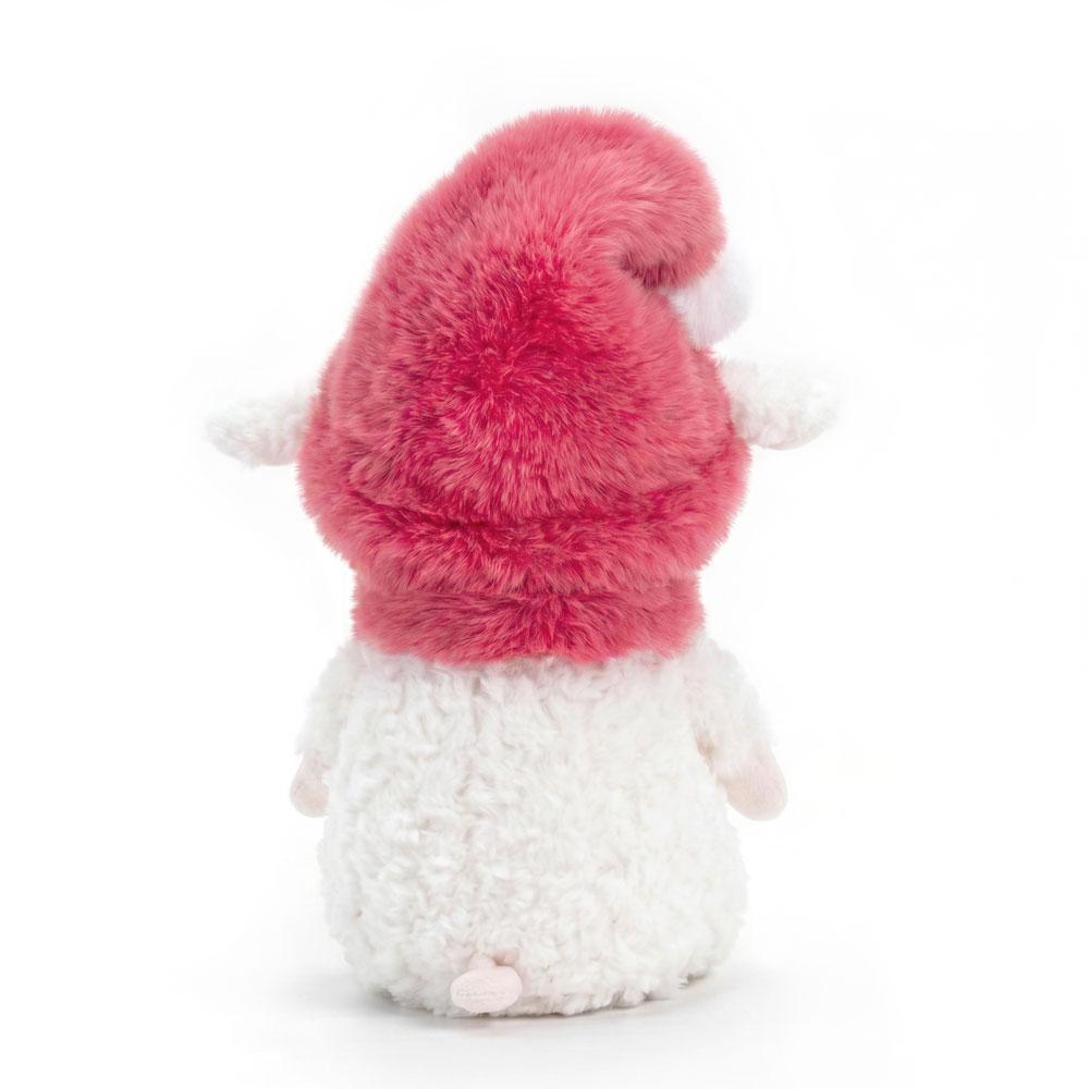 Orange Toys – plyšová ovečka Marshmallow v malinově růžové čepici a šále 20 cm